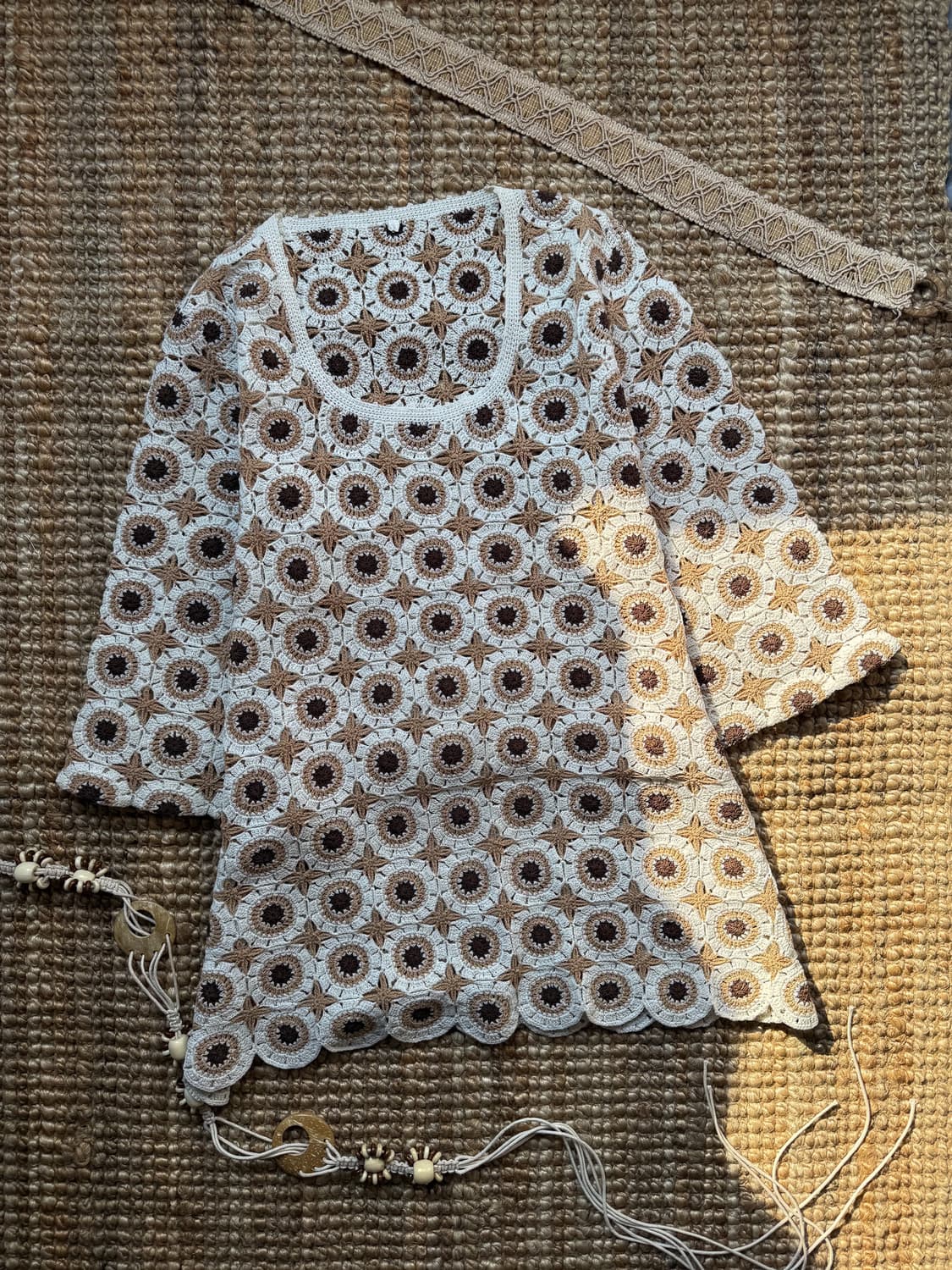 Ethnic Crochet Knit 0159 상품이미지5