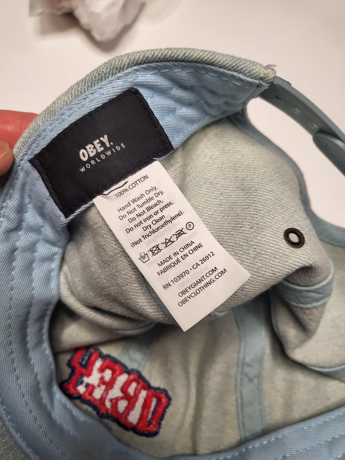 obey 데님 캡 상품이미지5