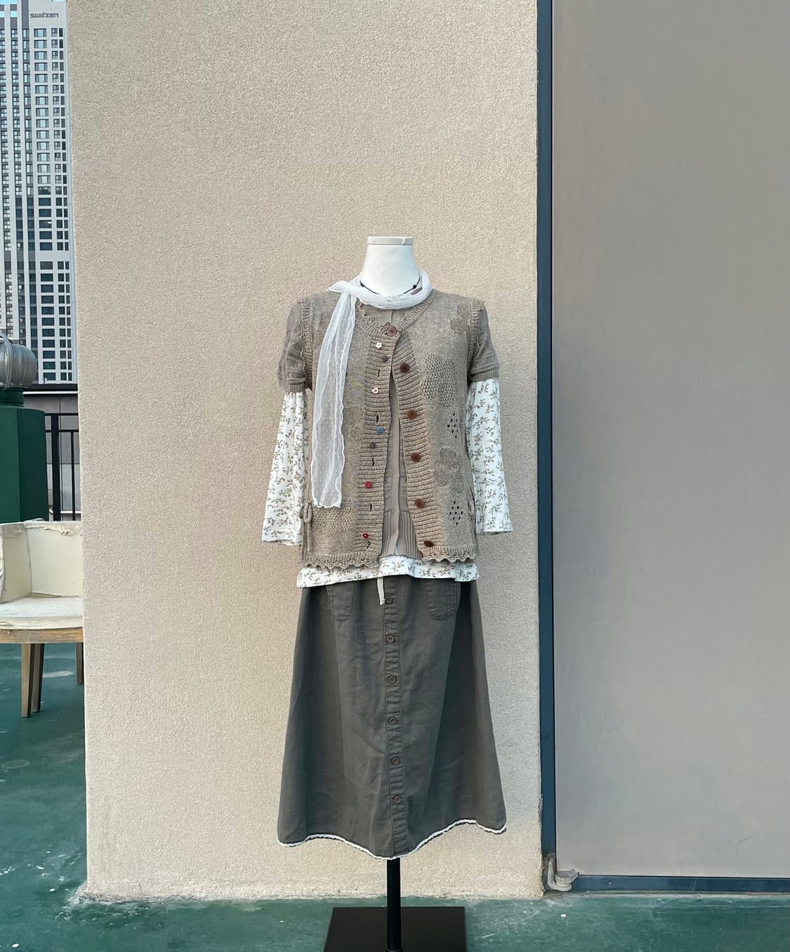 카키 모리걸 세트 상품이미지3