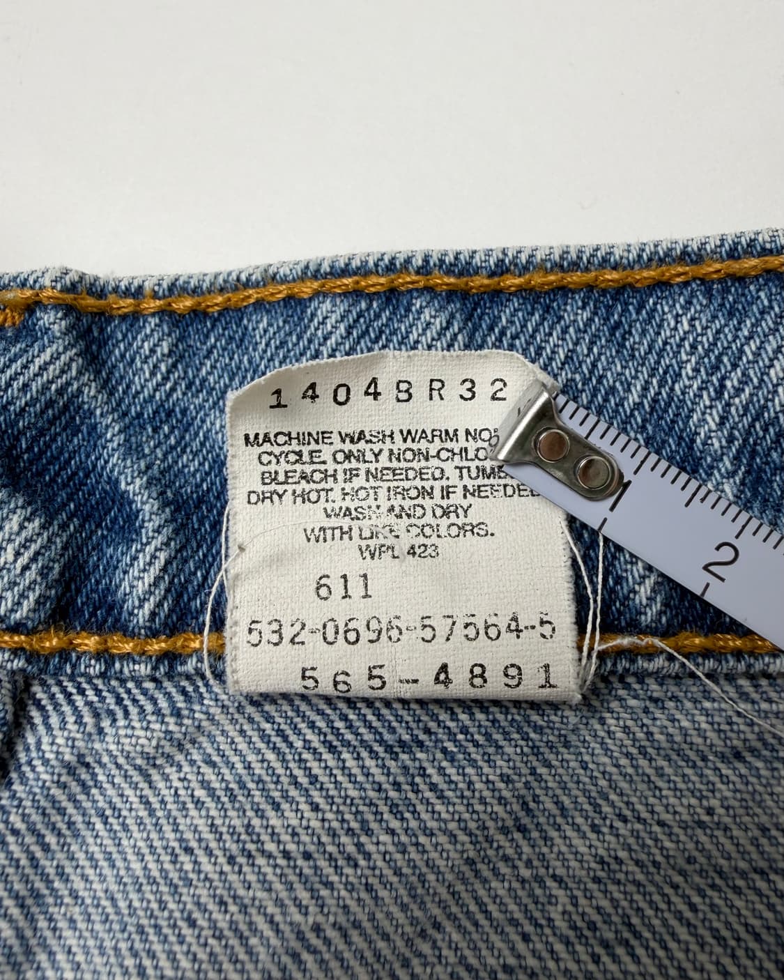 90s Levi's 565 Jeans (blue) 상품이미지4