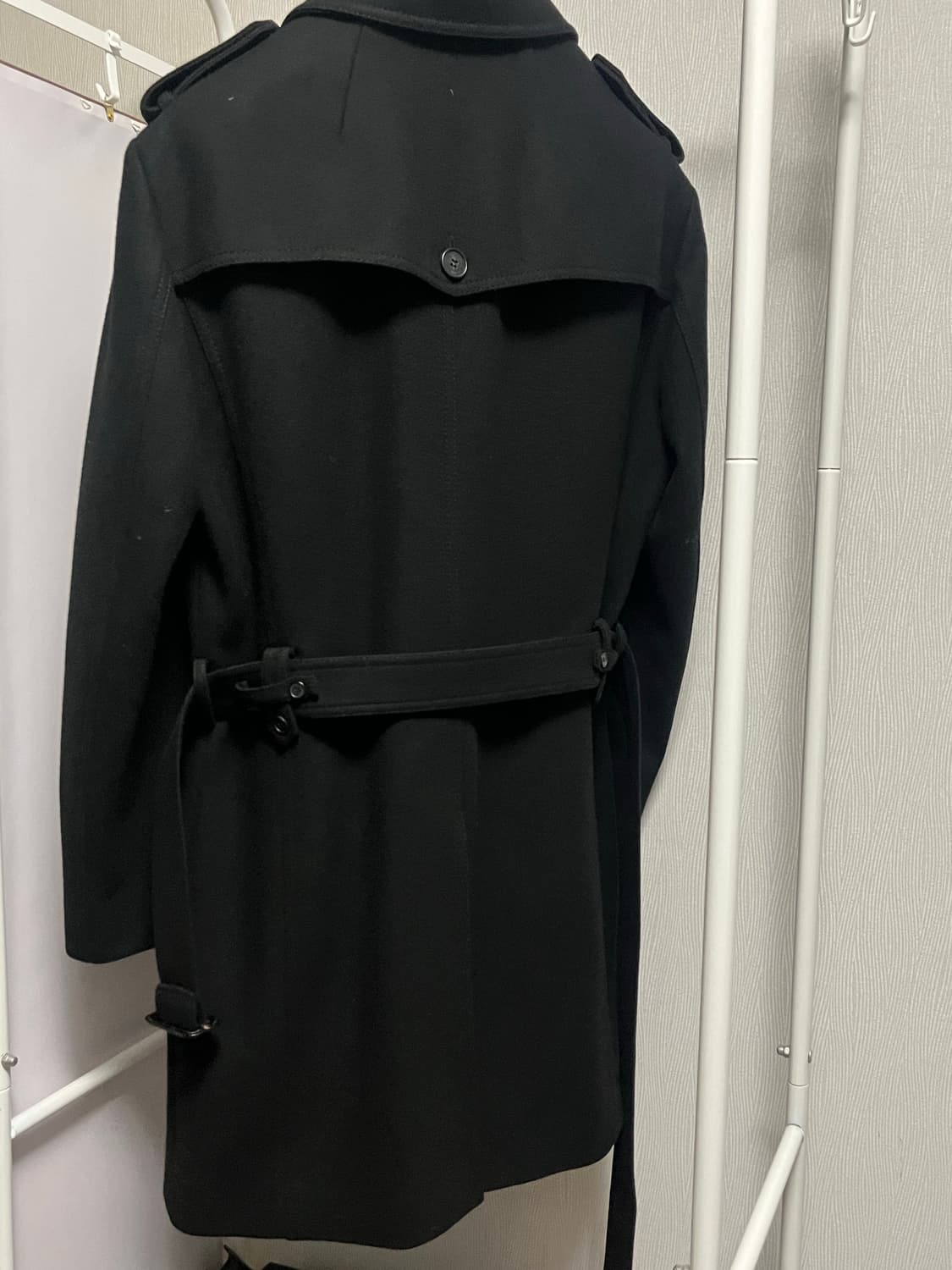 솔리드옴므 벨티드 울코트 상품이미지4