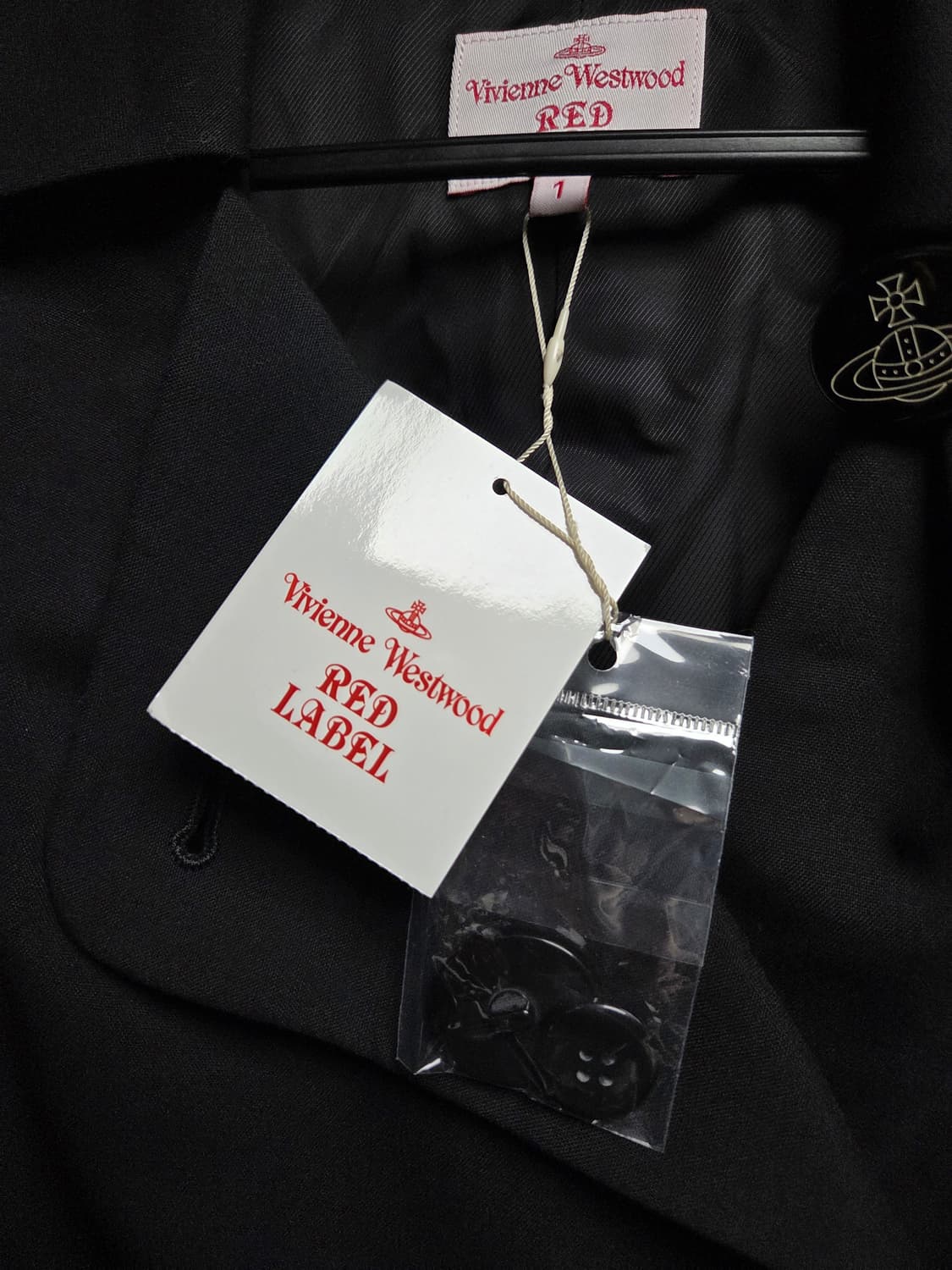 비비안웨스트우드 데드스탁 긱시크 니혼진 블랙자켓 상품이미지2