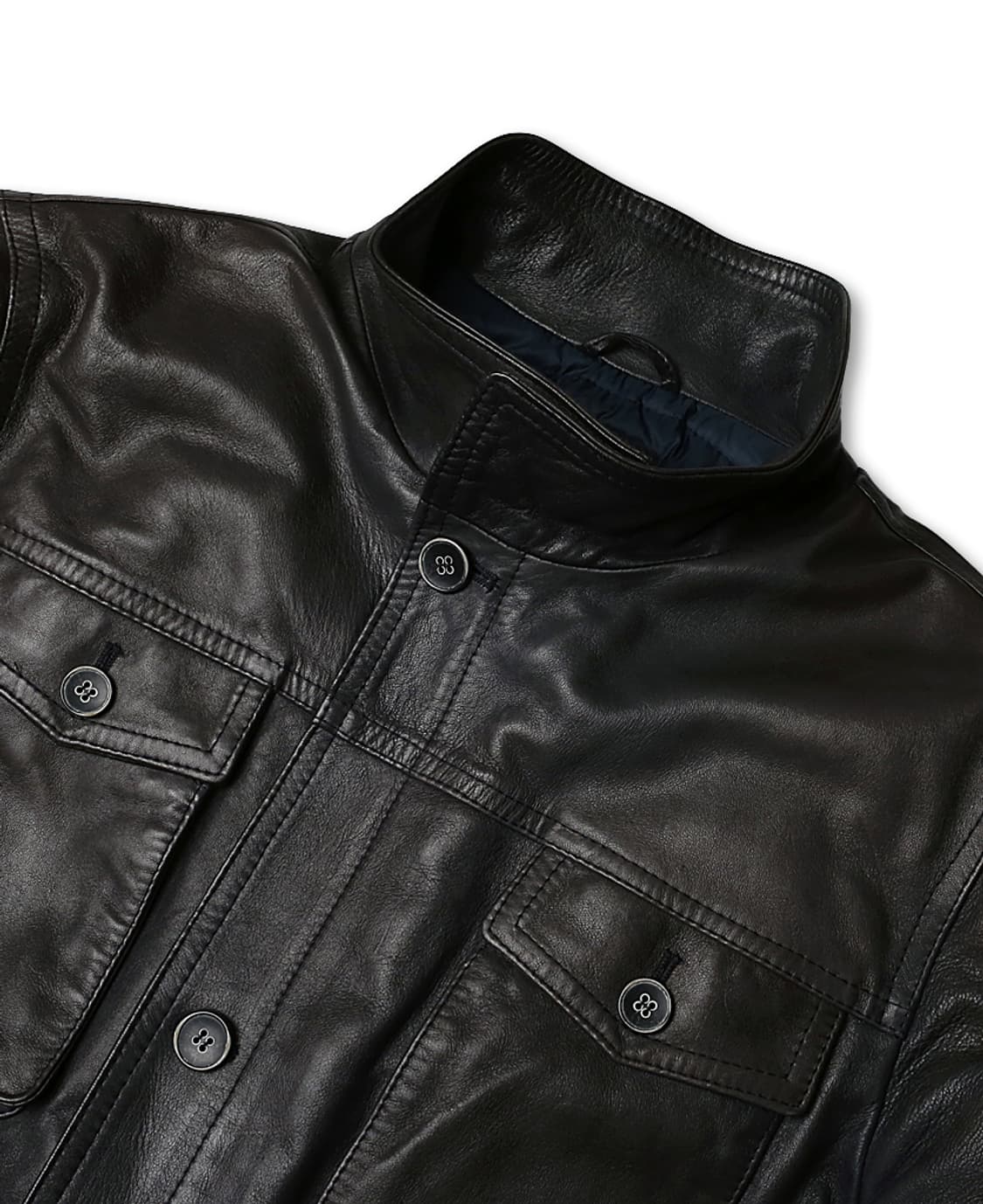 엠메띠 [Emmeti] 양가죽 레더 이태리 럭셔리 다운 패딩 자켓 상품이미지2