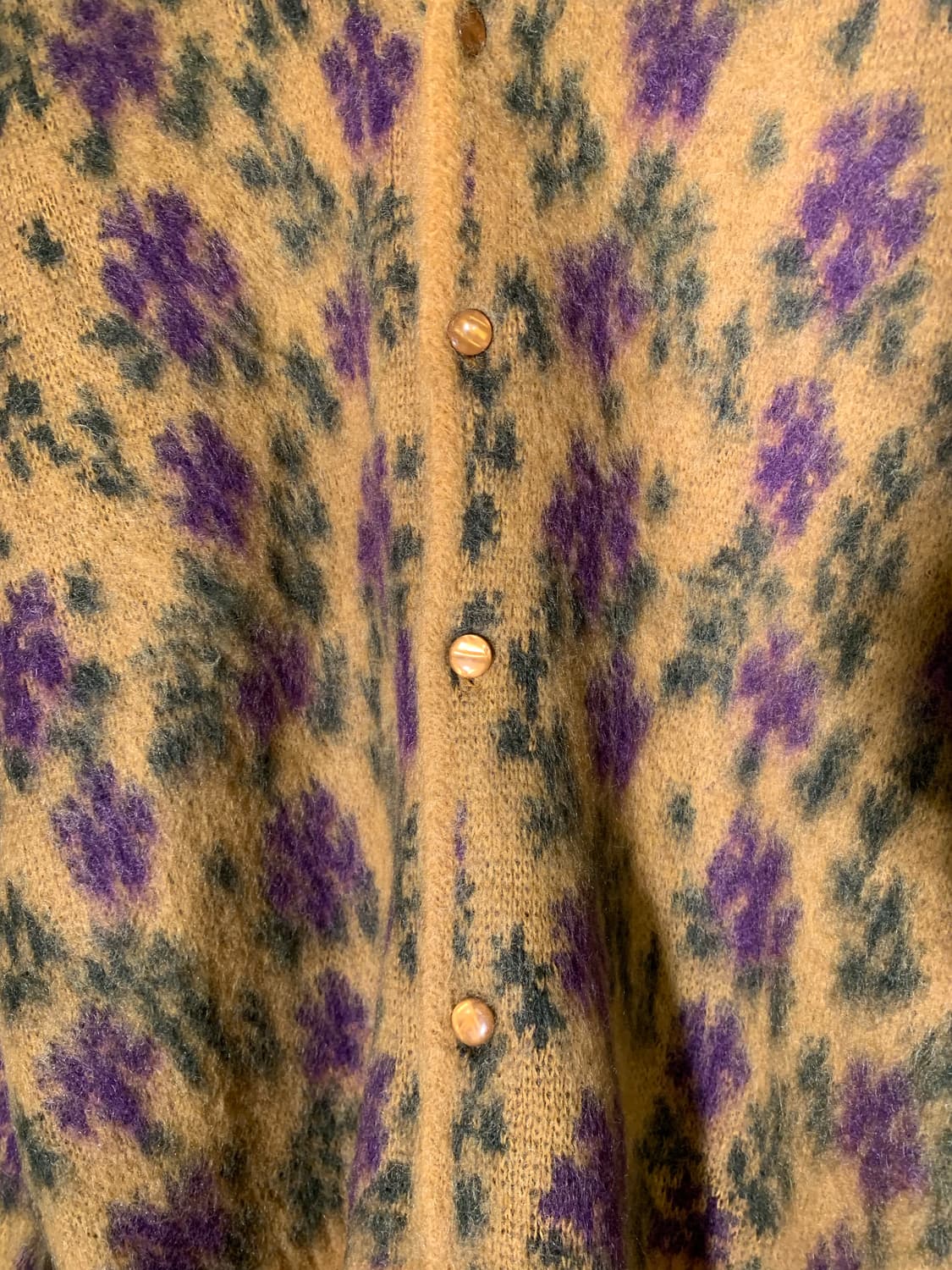 니들스 플라워 패턴 모헤어 가디건 상품이미지2