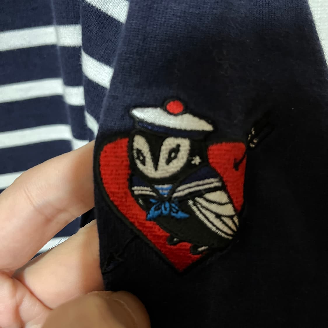 (Free) 럭키슈에뜨 3/4 나그랑 스트라이프 티셔츠 상품이미지4