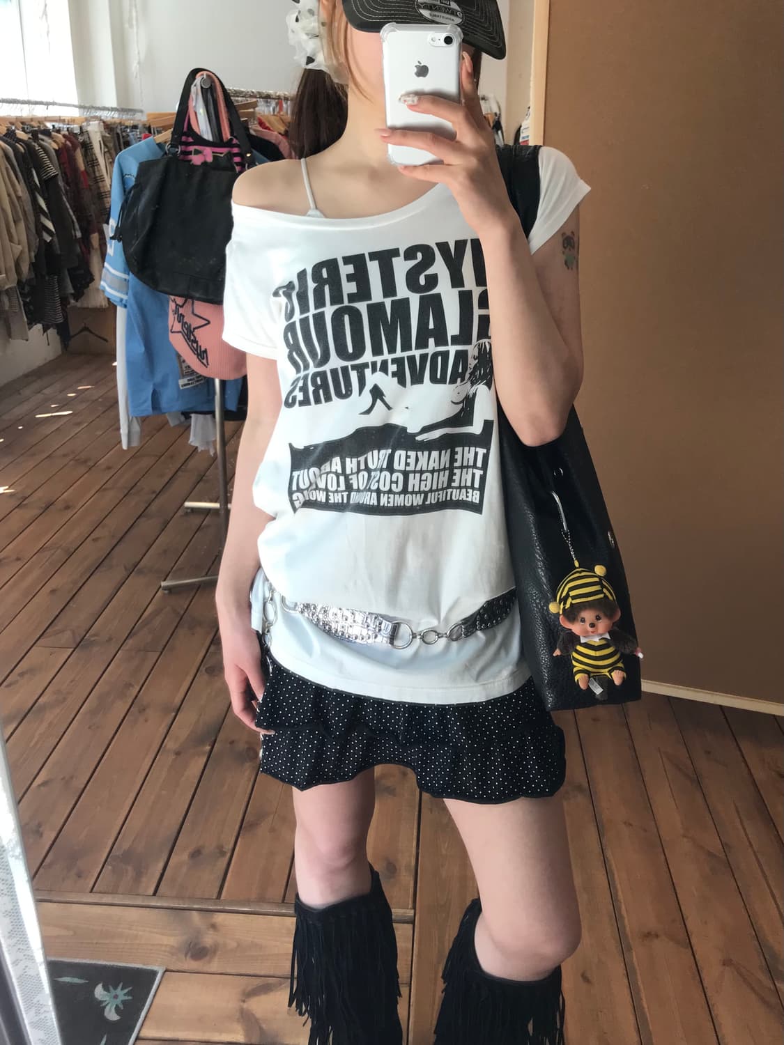 히스테릭글래머 히스걸 반팔티셔츠 상품이미지3