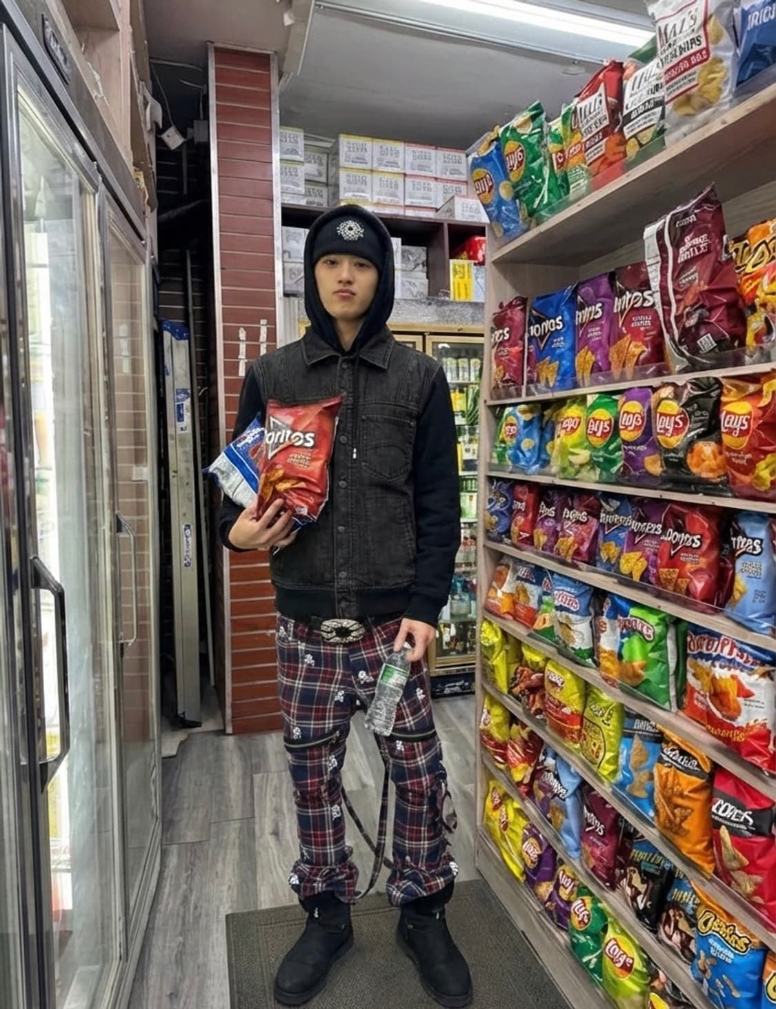 알마니 익스체인지 90s 데님 코튼 믹스 후드자켓 상품이미지1