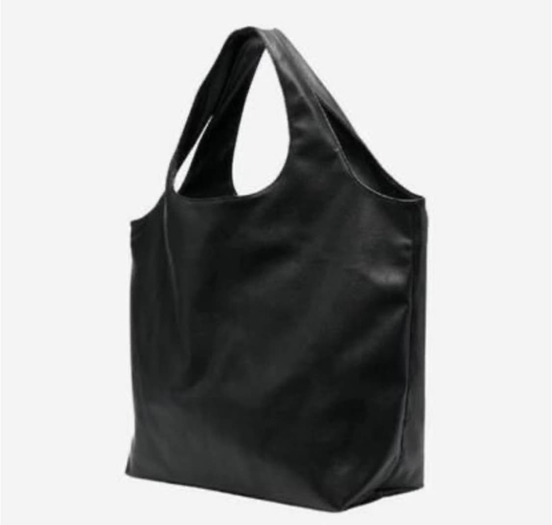 아페쎄 니논 리사이클 레더 토트백 블랙 상품이미지4