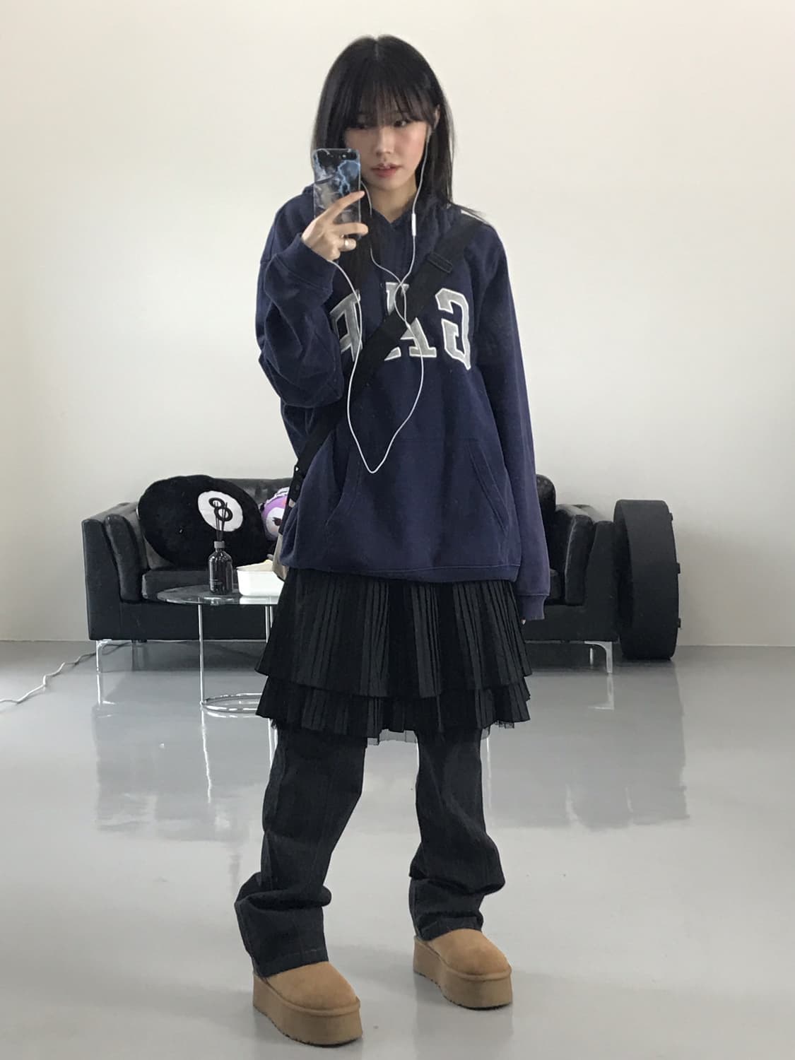 Gap Navy Graphic Hoodies 상품이미지3