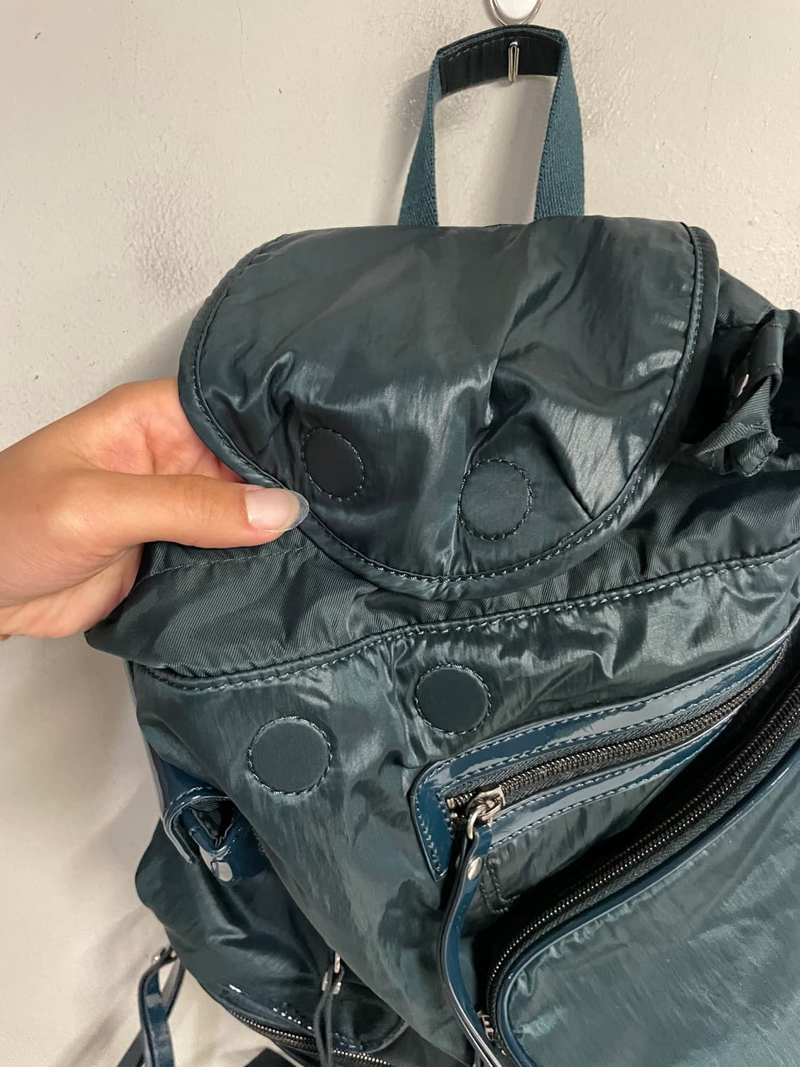DIESEL pocket backpack blue  상품이미지10