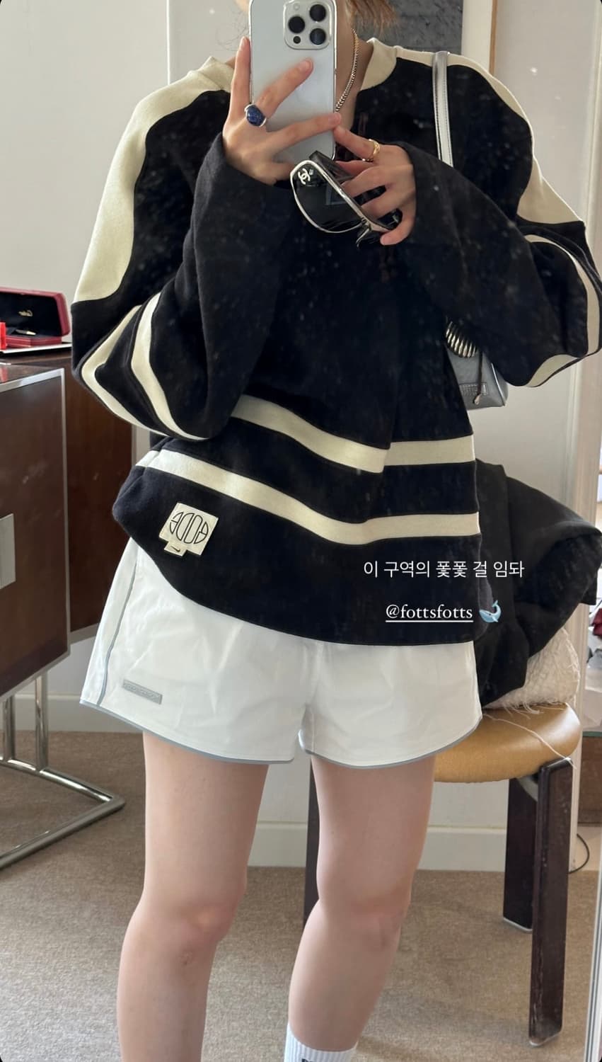 포츠포츠 COTTON SHORTS WHITE 상품이미지5