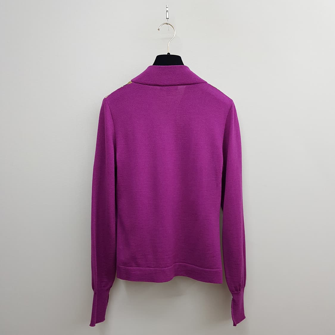 에뜨로 ETRO  플로럴 실크 패널 울 니트 40사이즈 상품이미지5