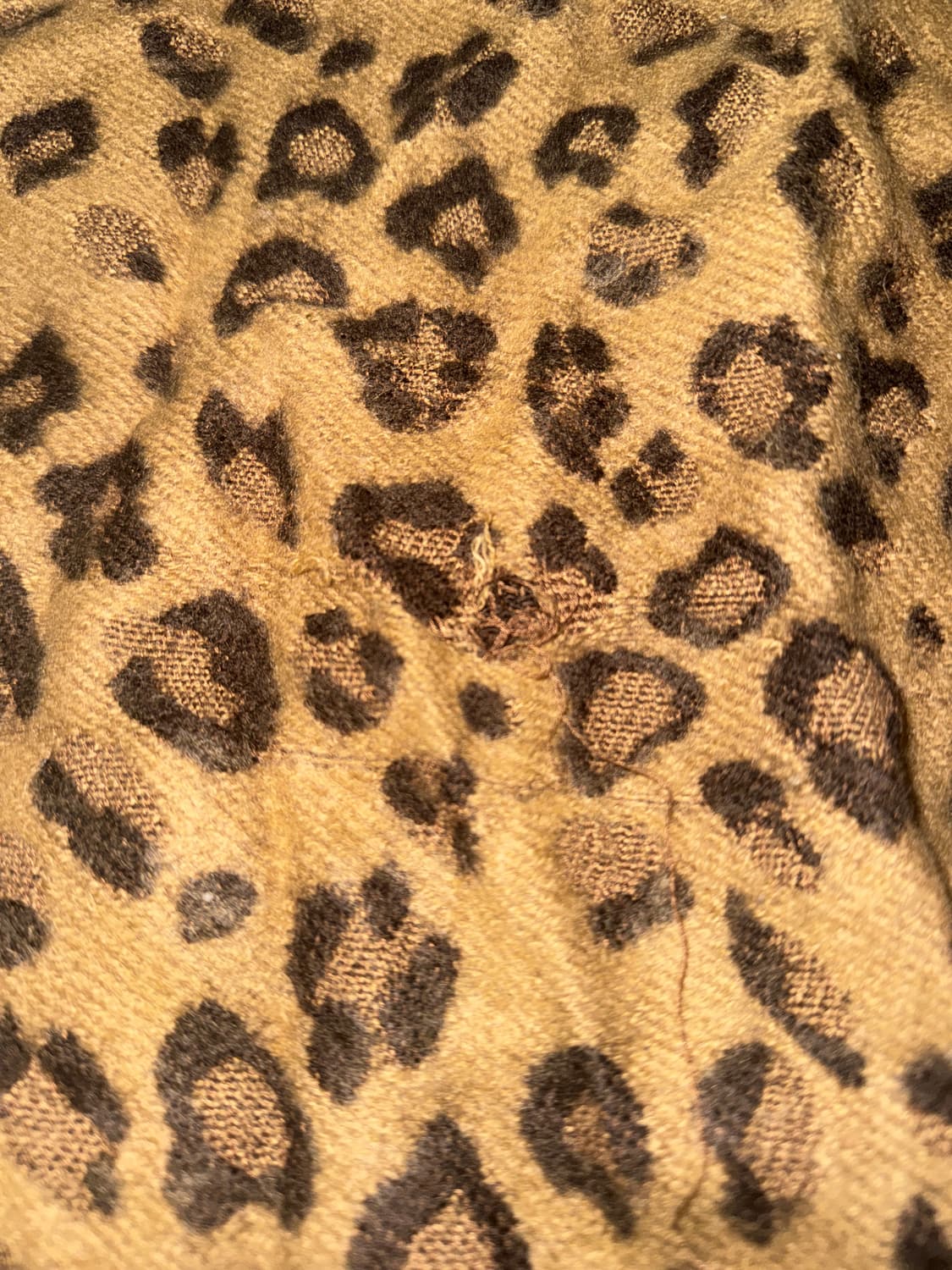 ELLE 갸루 호피 머플러 목도리 일본빈티지 상품이미지3