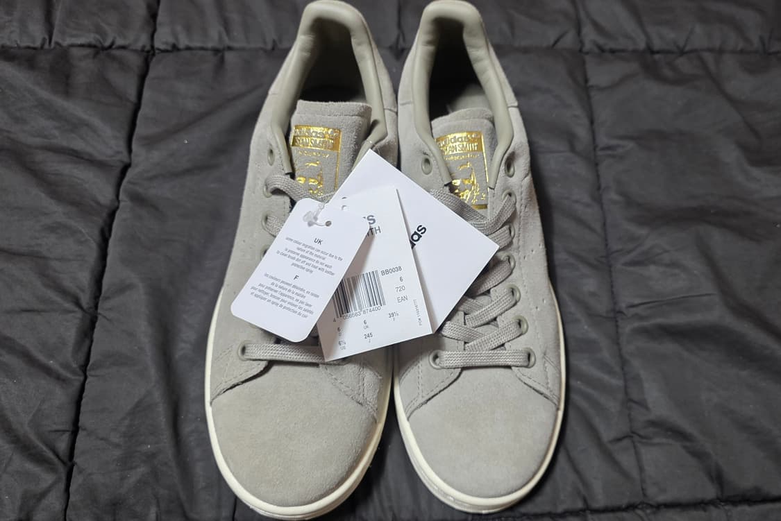 [새상품]아디다스 스탠스미스 프리미엄 스웨이드 그레이 245 BB0038 상품이미지9