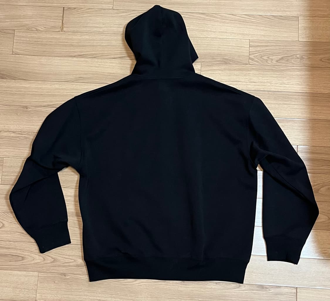 유니클로 C 스웨트 오버사이즈 풀집업후드 L 블랙 상품이미지2