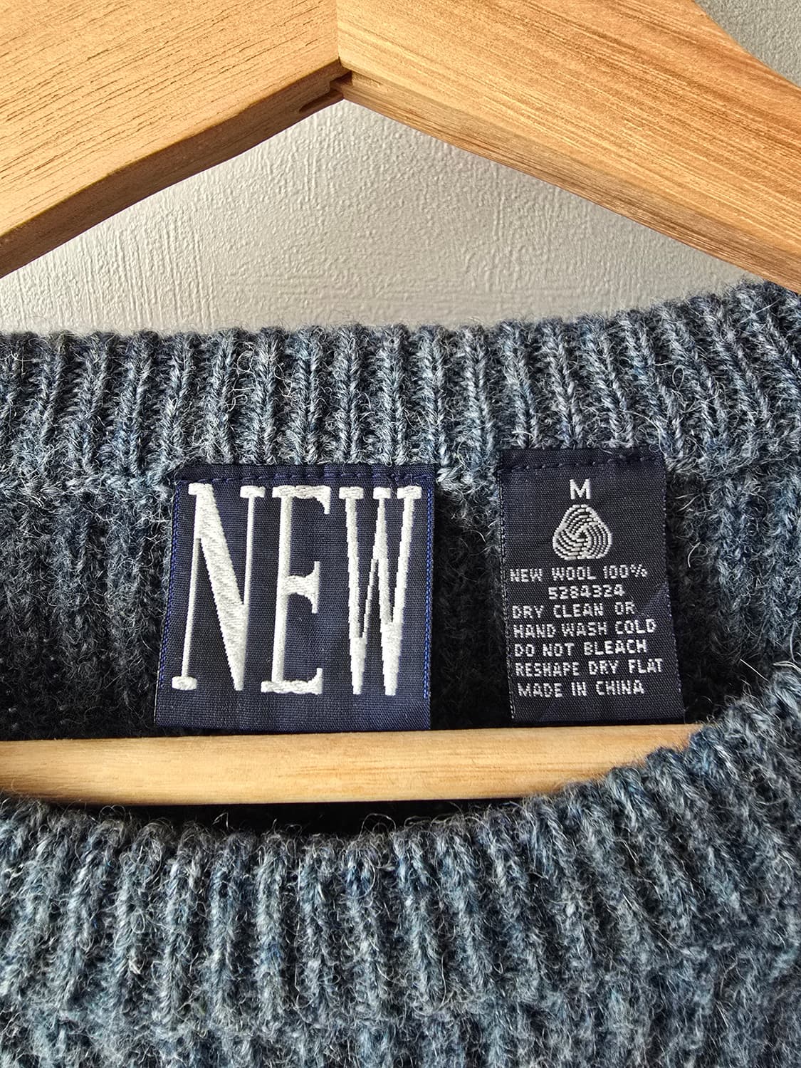 뉴 울 100% 니트 상품이미지4