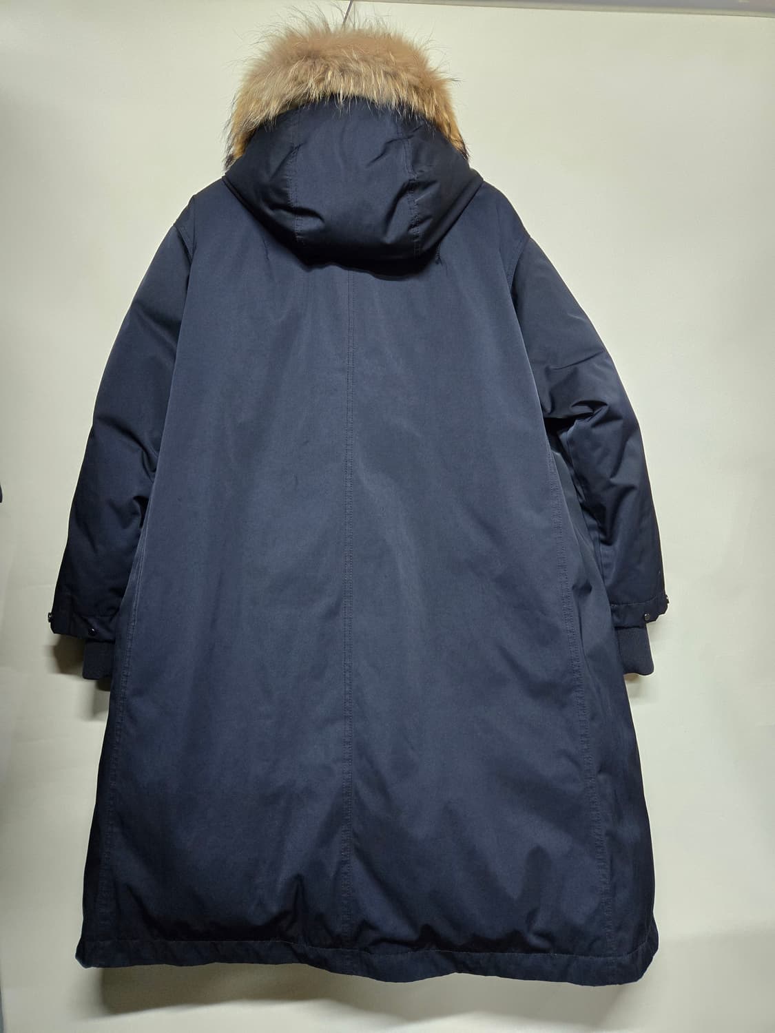 스튜디오 톰보이 여성 구스 네이비 롱 패딩 폭스 퍼 free 상품이미지4