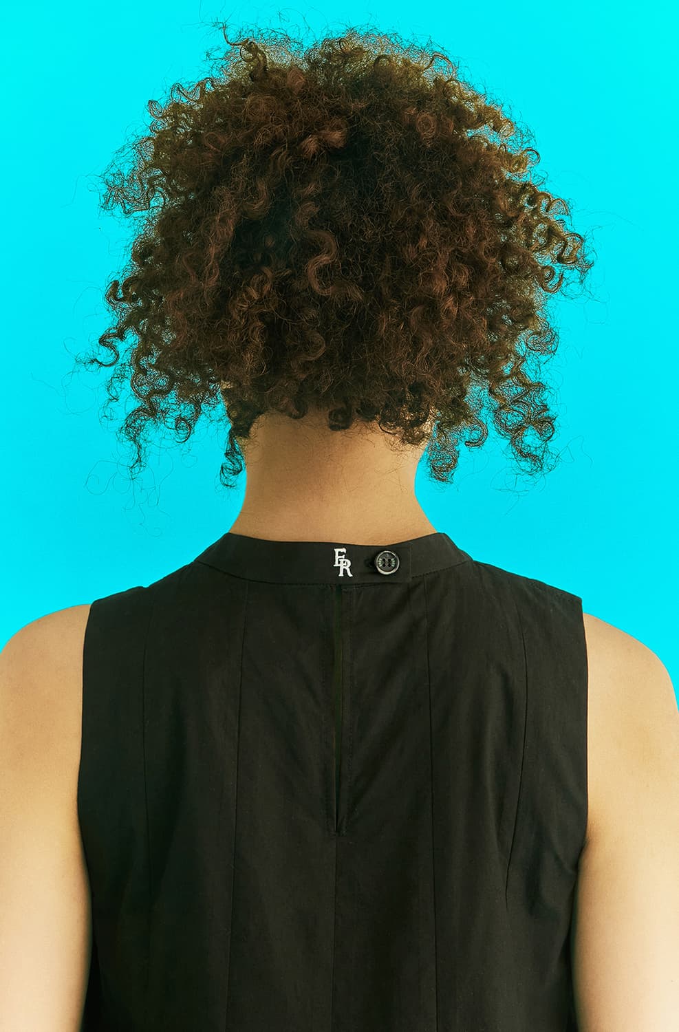 ERER * Pleated Detail Dress Black 상품이미지4