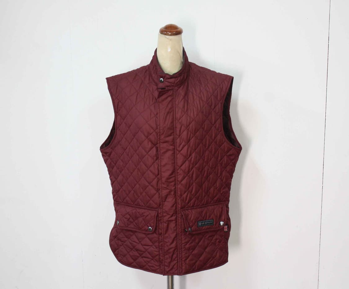 W-3269/벨스타프 매장판 남성용 누빔 조끼 100 상품이미지1