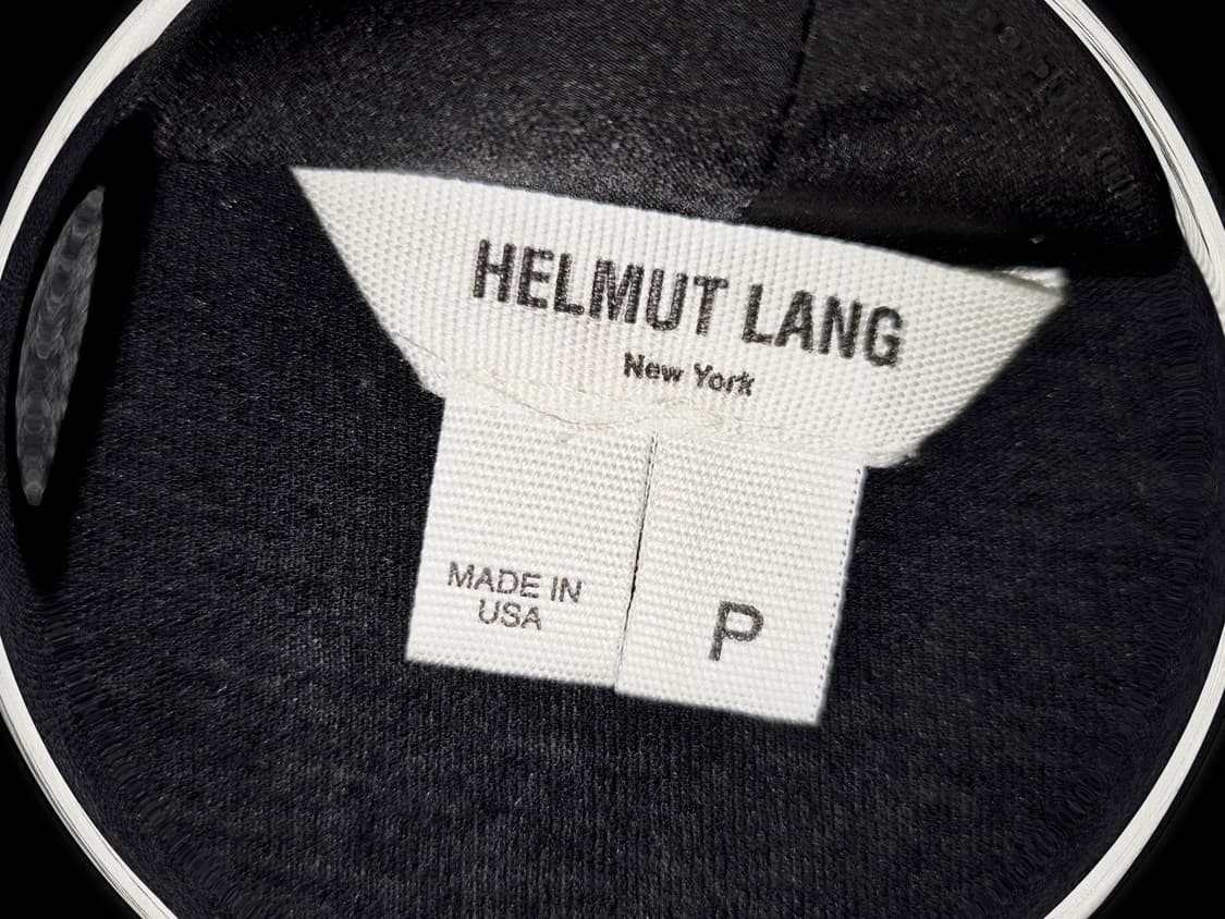 Helmut Lang Black draped cowl top 상품이미지2