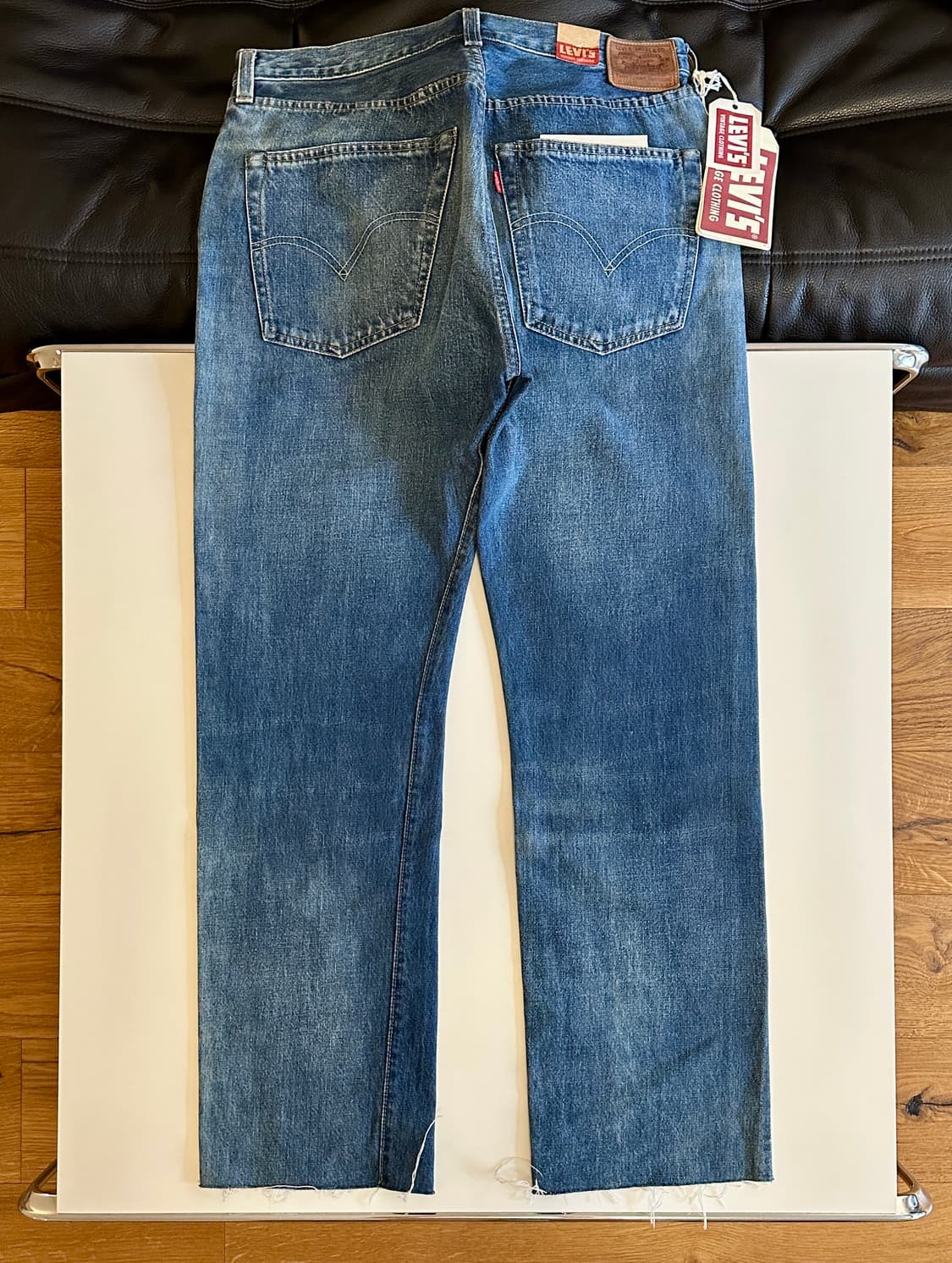 LVC 47501 일본 한정판 콘밀 화이트오크 셀비지 34-32 신품 상품이미지3