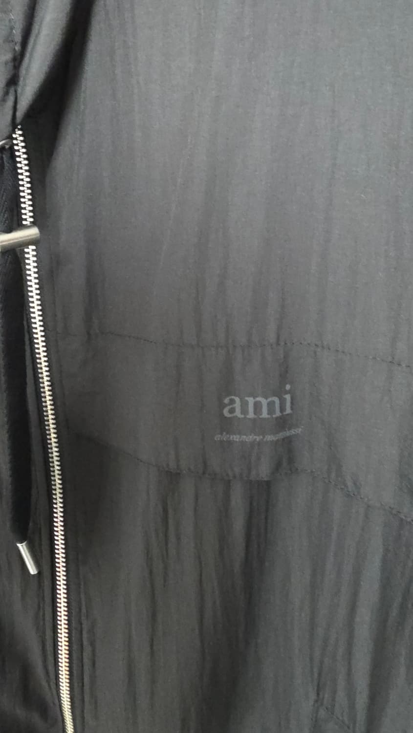 아미 AMI 블랙 바람막이 자켓 XXL (내용확인 필) 상품이미지8