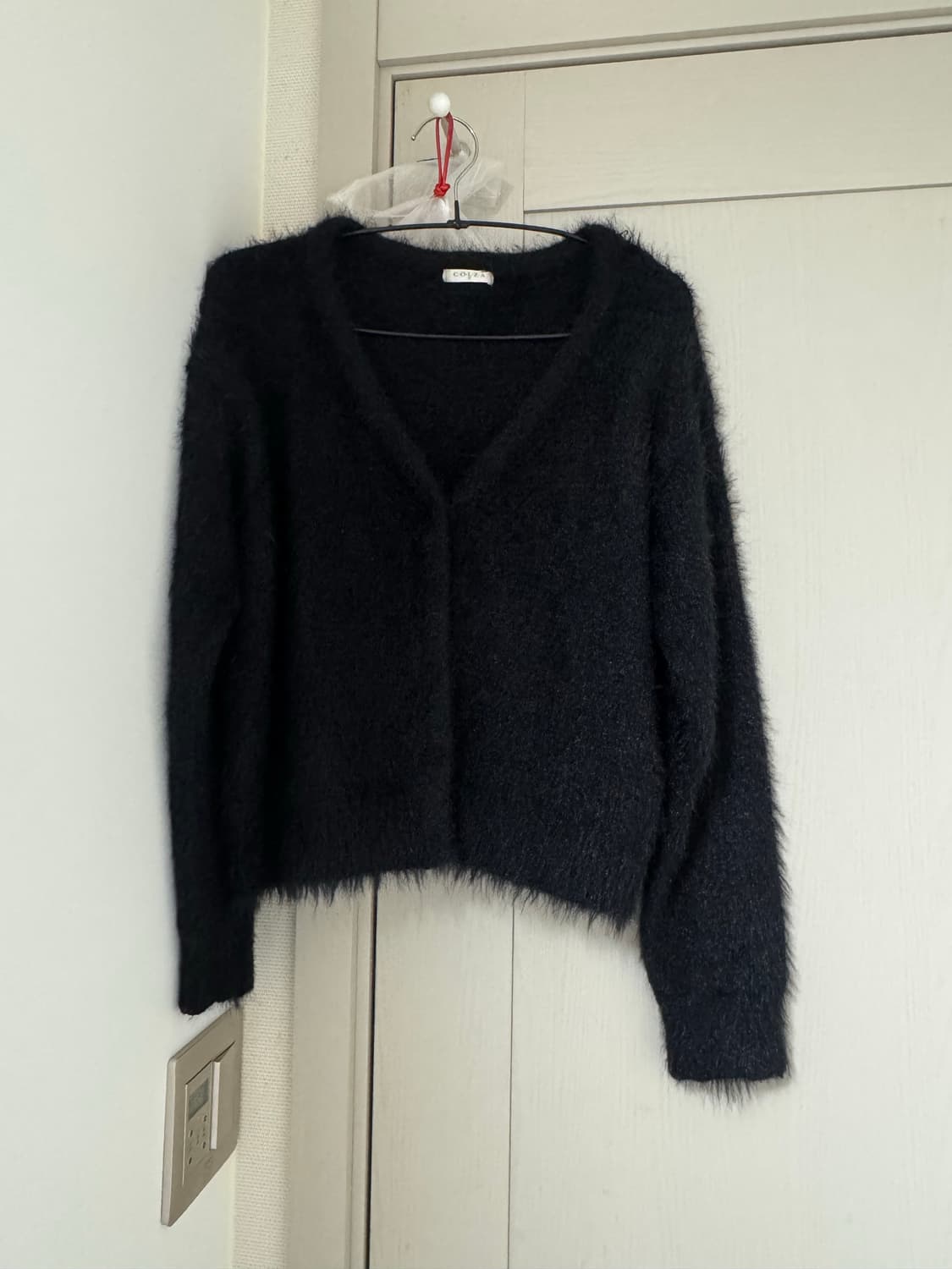 일본 빈티지 퍼 가디건 상품이미지1