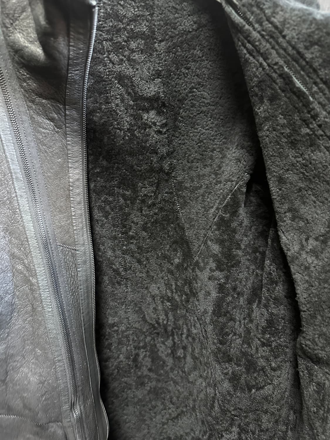 Isaac sellam 레더 무스탕 Lsize 상품이미지6