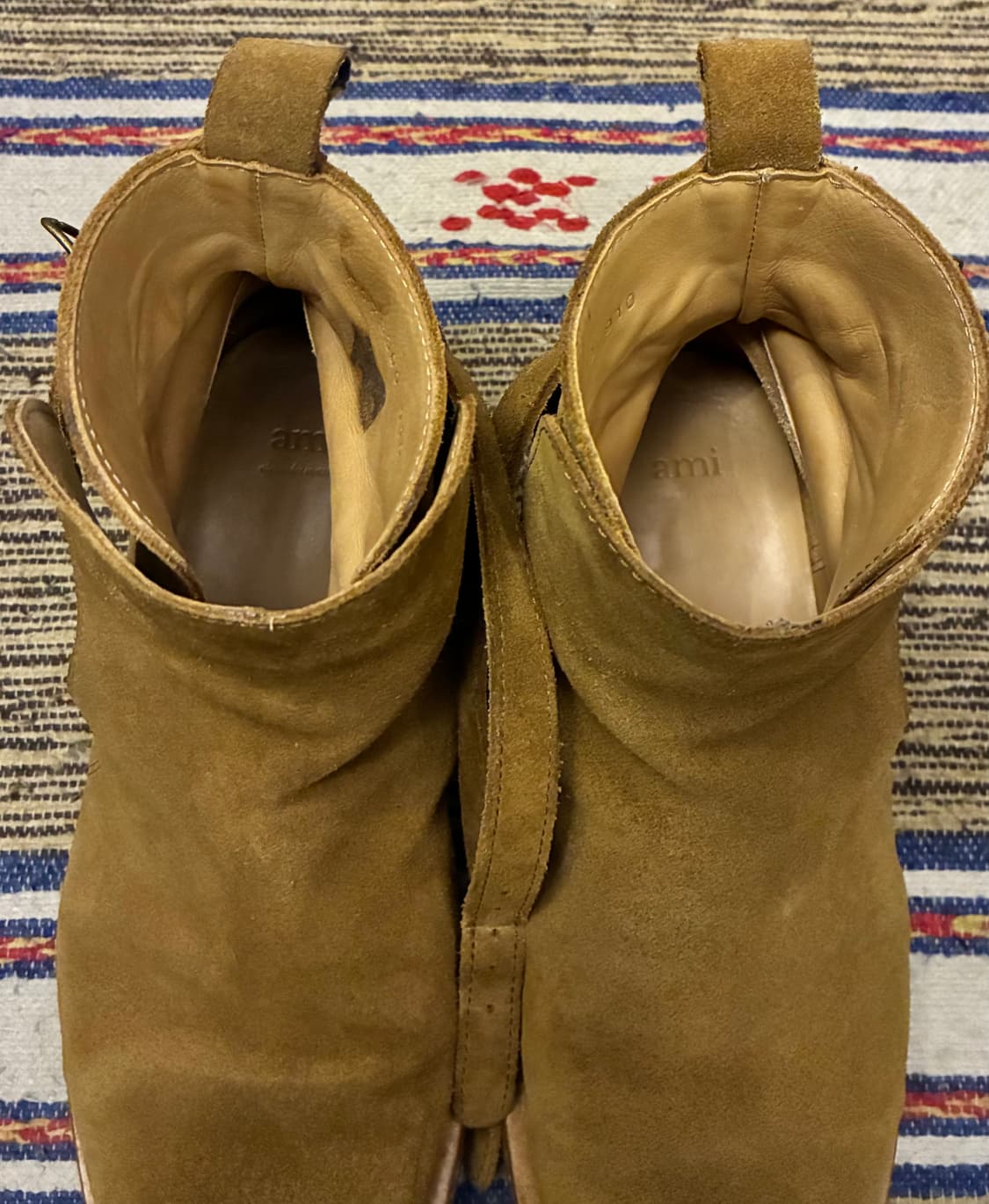 (41/260)AMI 아미 조드퍼 더비 스트랩 스웨이드 부츠 상품이미지7