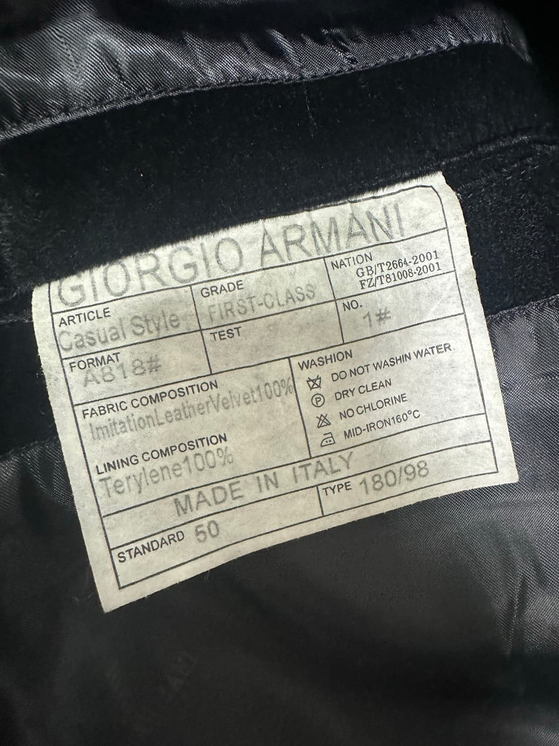 armani 남성 코트 상품이미지4