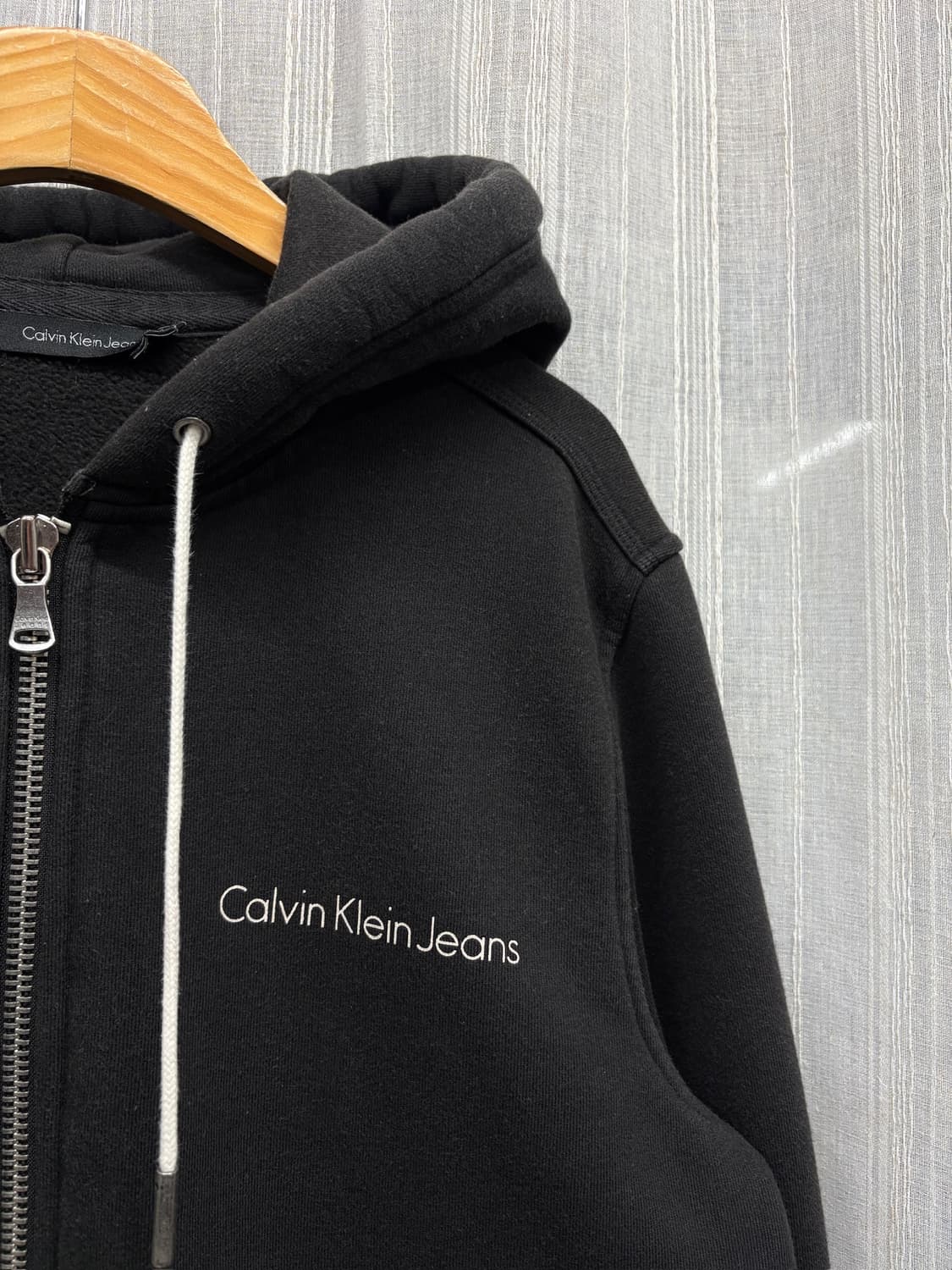 CK 캘빈클라인 로고 후드집업 티셔츠 상품이미지3