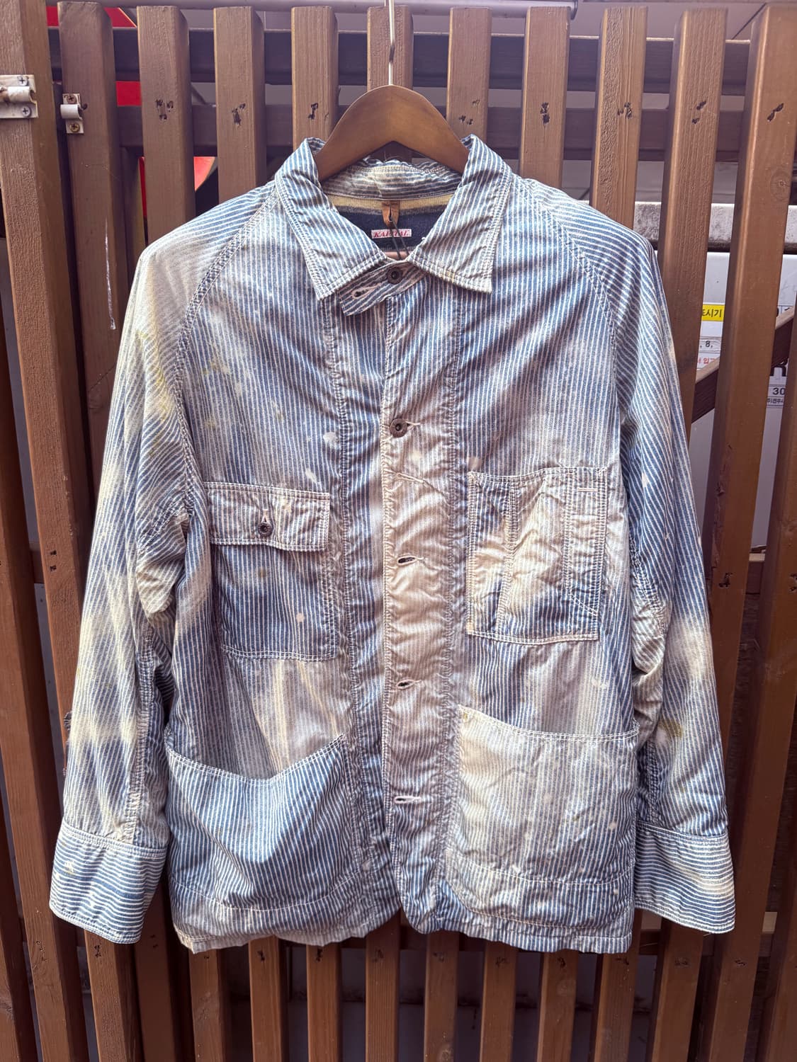 캐피탈 스트라이프 초어자켓  상품이미지1