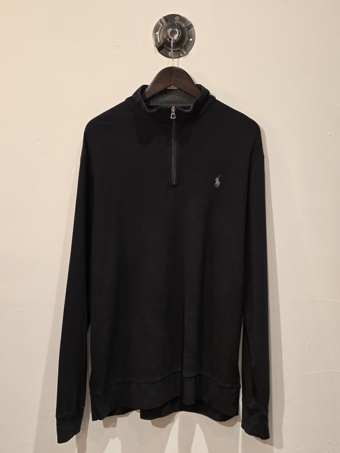 POLO RALPH LAUREN Black 반집업 스웻셔츠 상품이미지1