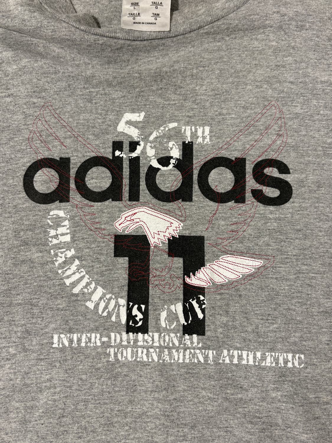 아디다스 빈티지 레이어드 롱슬리브 상품이미지9