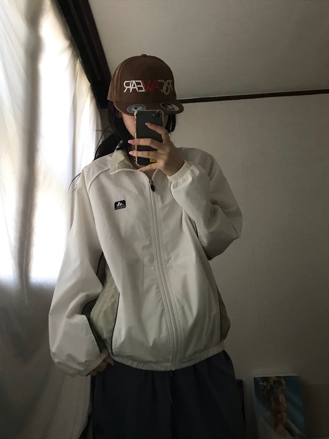 아디다스 90s 화이트 바람막이 상품이미지1