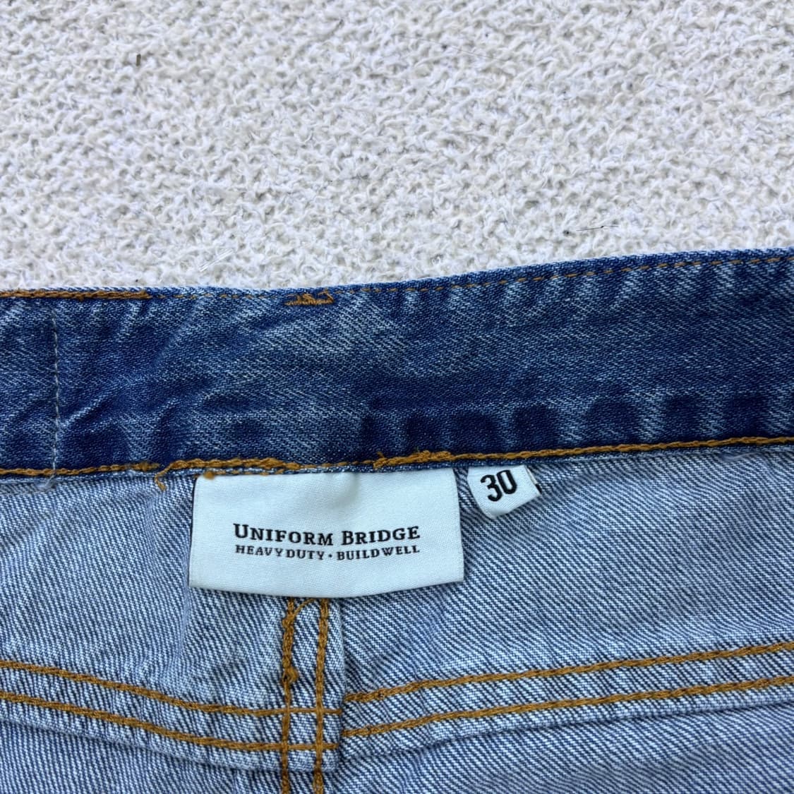 30 유니폼브릿지 남성 와이드 데님 팬츠 0622E2 상품이미지3