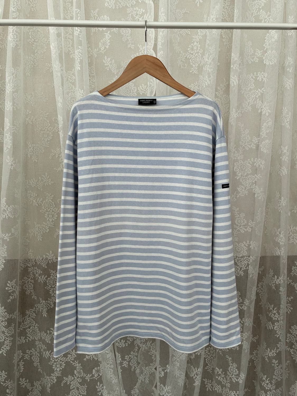 L) 세인트제임스 아뜰리에 여성 스트라이프 롱슬리브 티셔츠 상품이미지1