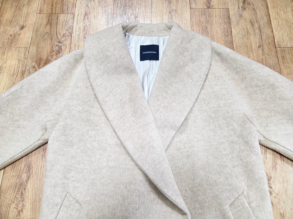 킨더살몬(KINDERSALMON) 숄카라 울코트 55-66 상품이미지4