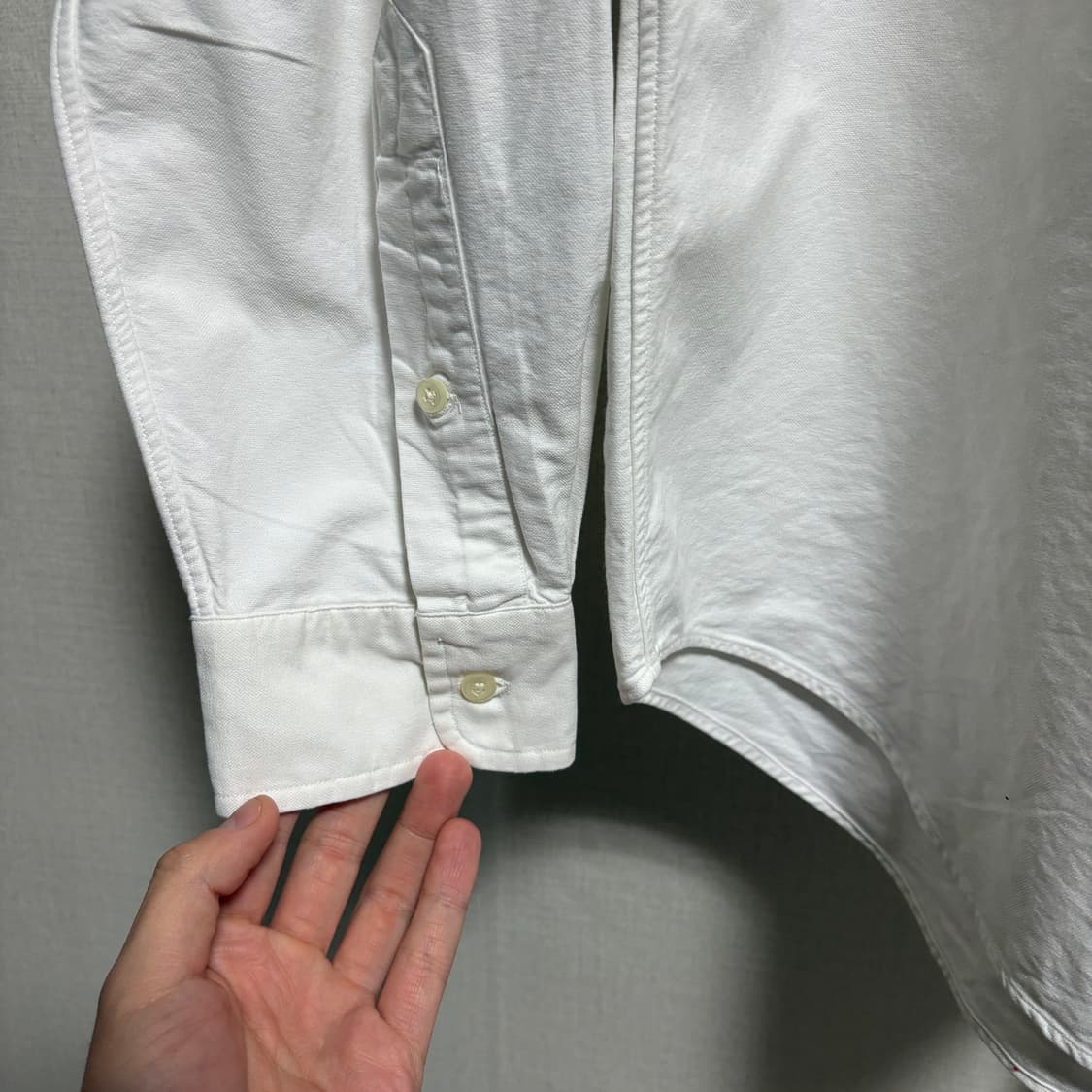 폴로 랄프로렌 클래식핏 포켓 옥스포드 셔츠 / 화이트, L 상품이미지6