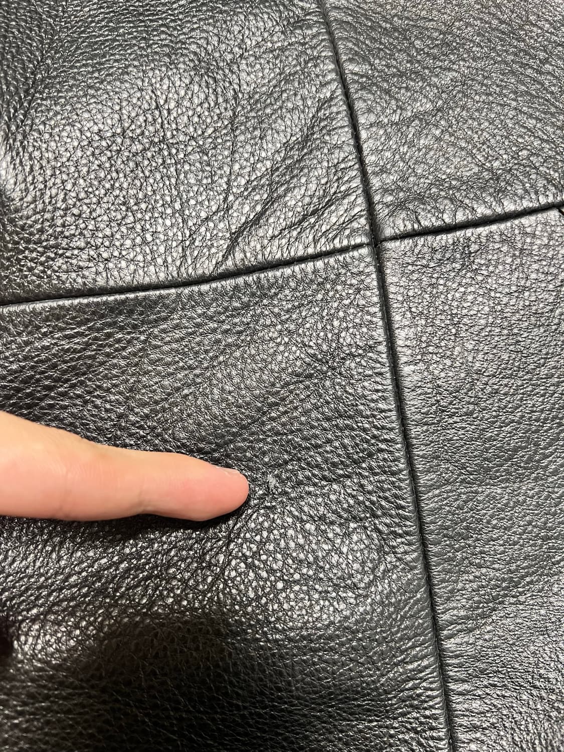 Perry Ellis Black Leather Car Coat 상품이미지9