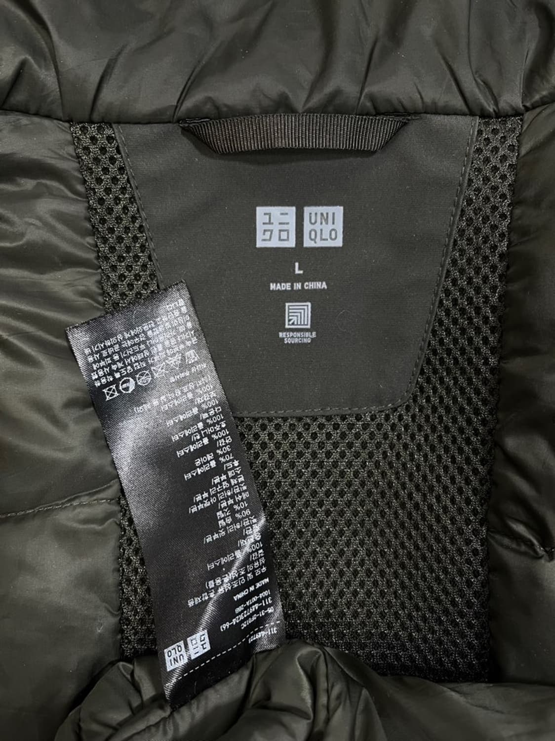 유니클로 하이브리드 다운 파카/#3046 상품이미지6