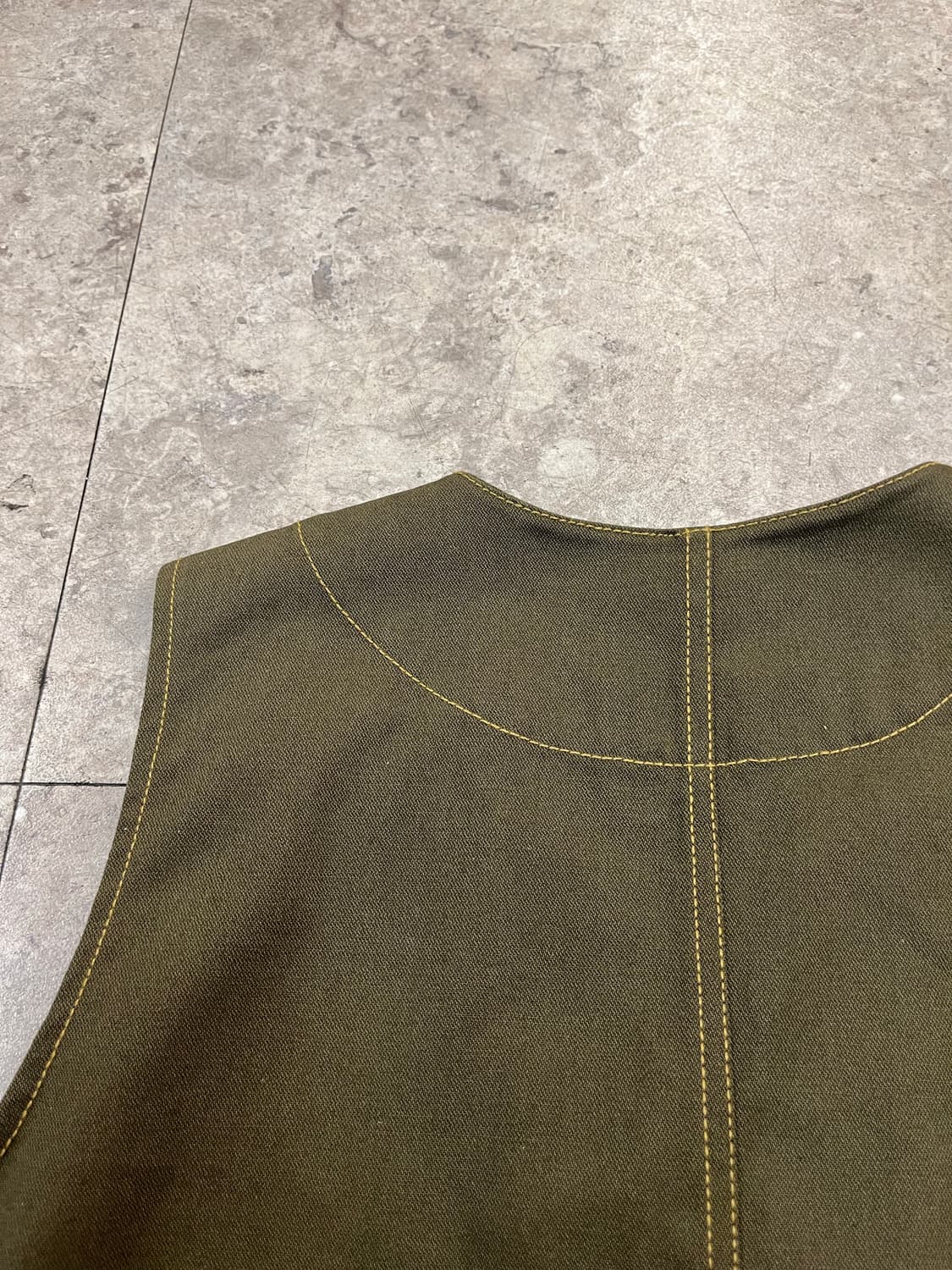 프리즘웍스 워크 베스트 카키 M #csz3753 상품이미지8