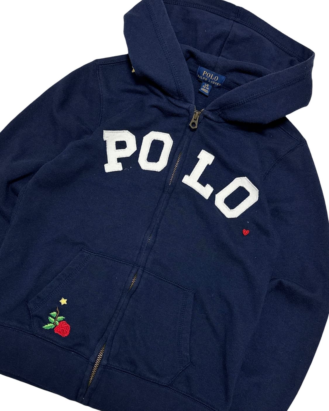 폴로 랄프로렌 네이비 후드집업 상품이미지3
