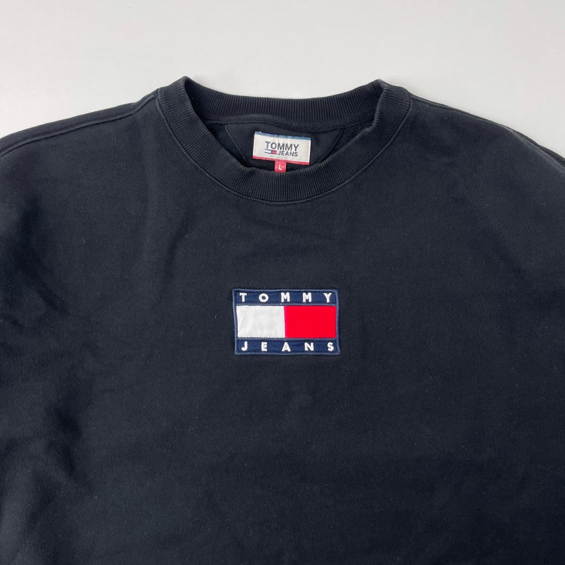 타미진스 블랙 맨투맨 티셔츠 스웻셔츠 L 상품이미지2