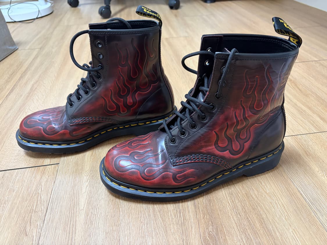 280) 닥터마틴 1460 인페르노 8홀 체리레드 상품이미지2