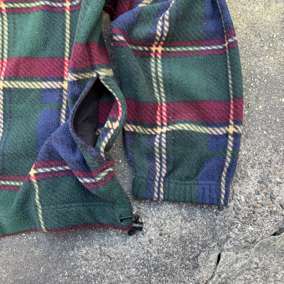 WINNERS 체크 플리스 하프집업 L 상품이미지2