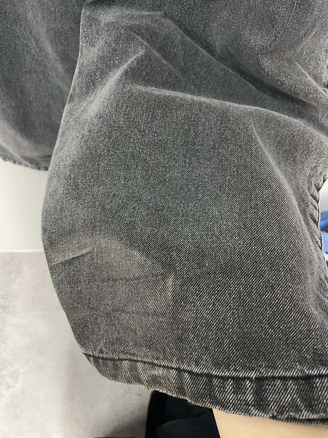 낫포너드 빈티지 워싱 벌룬핏 데님 팬츠 H2814 상품이미지7