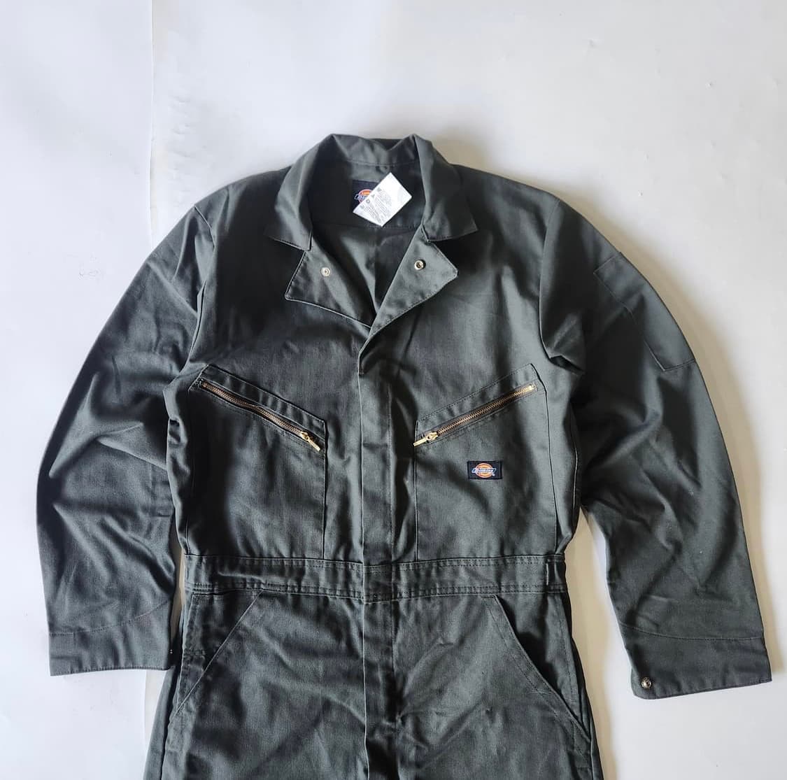 DICKIES WORKWEAR JUMPSUIT 디키즈 페인팅 오염 카키  상품이미지3