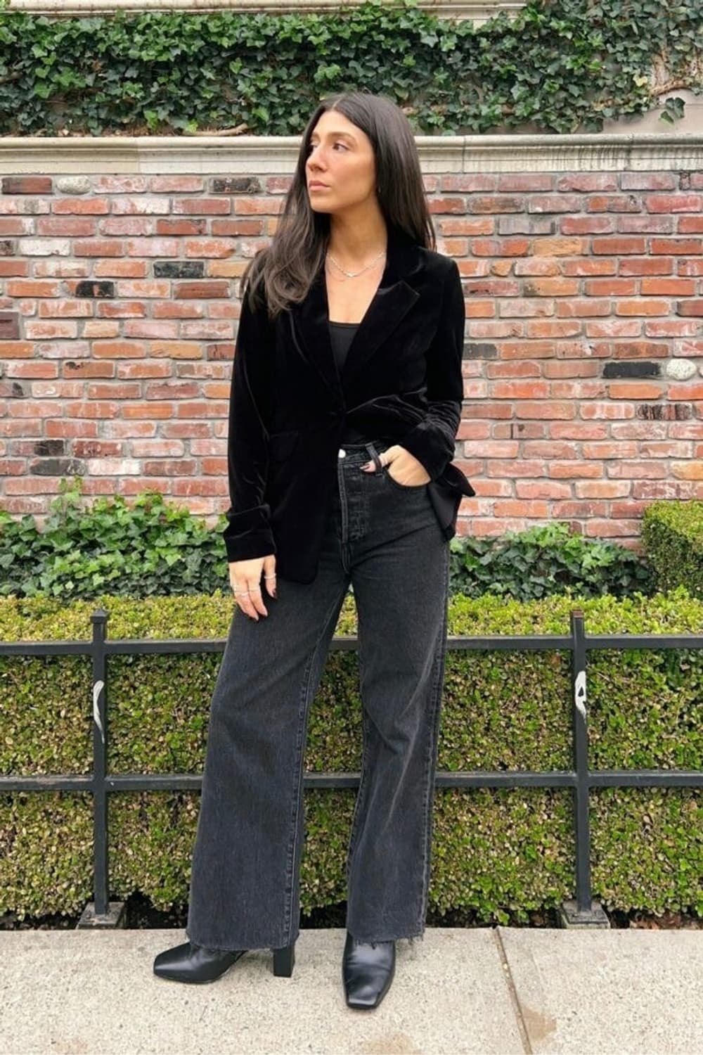 미샤 MICHHA 벨벳 자켓 상품이미지10