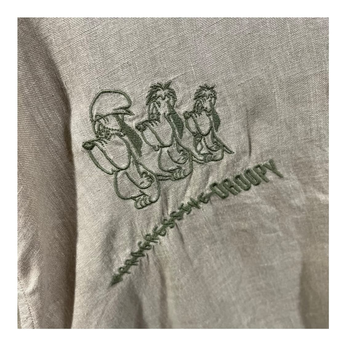 [Castelbajac] 90's 까스텔바작 드루피 린넨 셔츠 상품이미지3